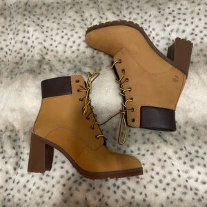 Timberland Women's Allington Lace Up Heeled Boots